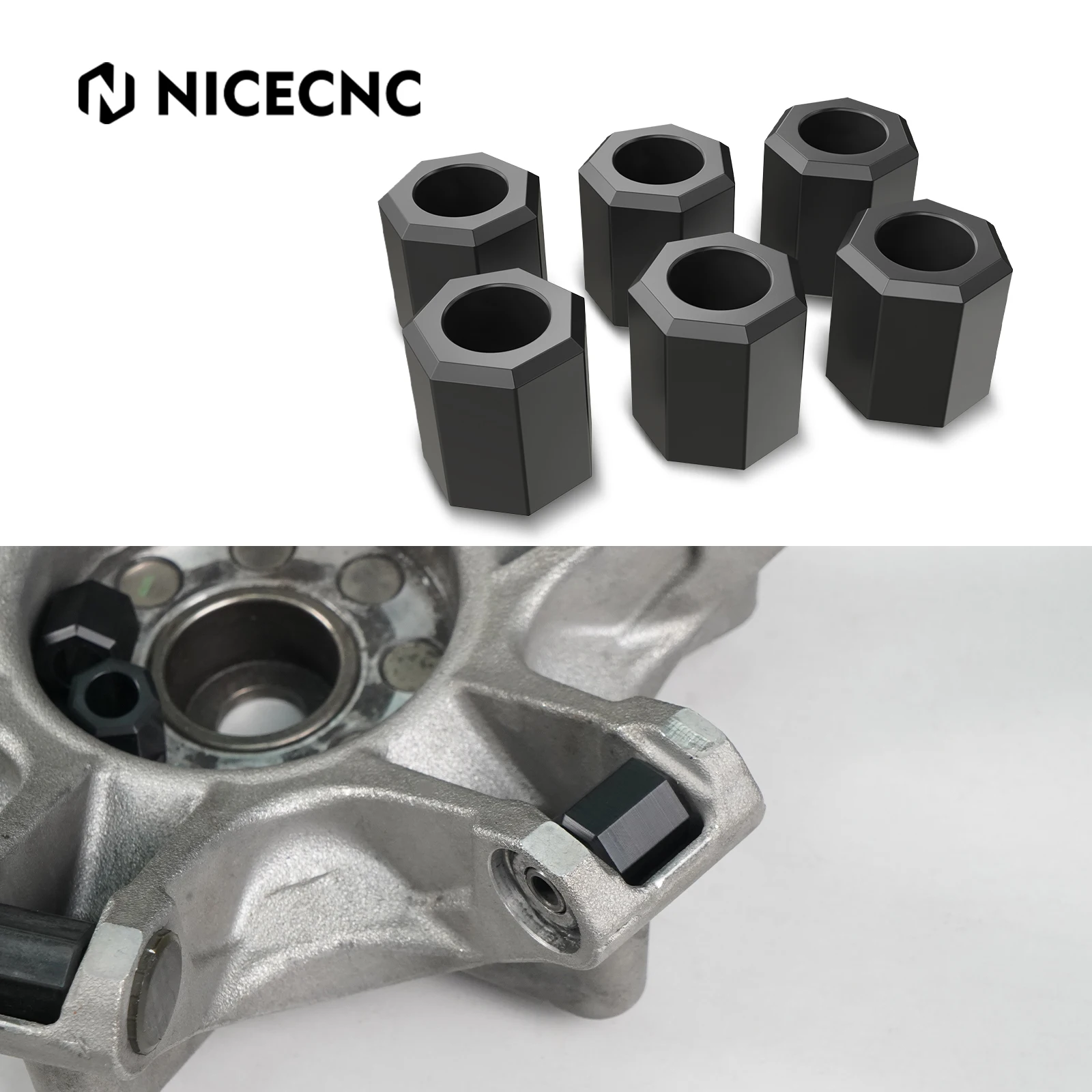 Nicecnc upgrade materiaal 6-delige koppeling druk-roller set beschikbaar voor maverick x3 r rr Max r rr commander defender sport 420229991