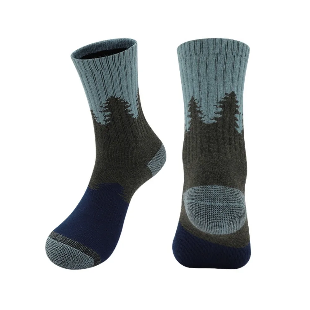 

Утолщенные теплые лыжные носки, износостойкие влагоотводящие походные носки, высокоэластичные профессиональные зимние спортивные носки