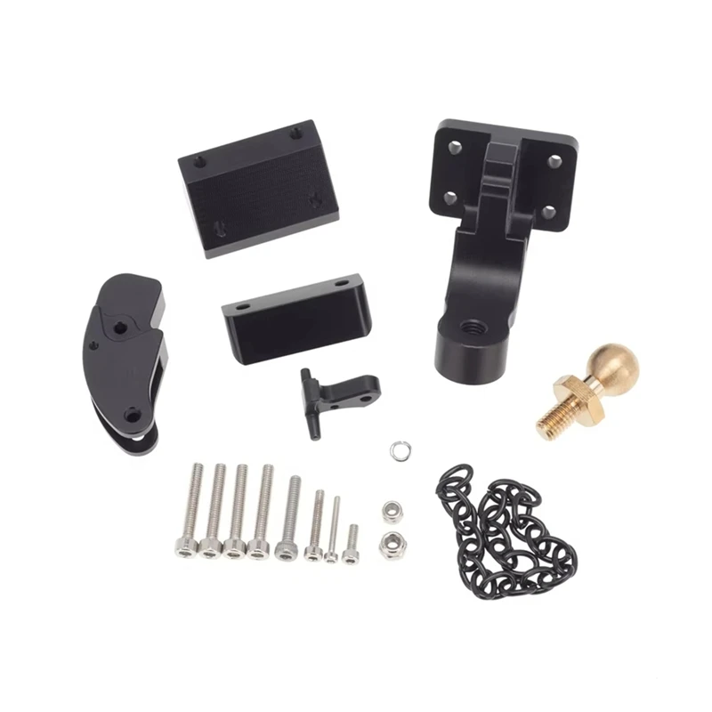 Crochet de remorque de remorquage de pare-chocs arrière pour Axial SCX6 JLU 1/6 RC, pièces de mise à niveau de voiture sur chenilles-SPMI