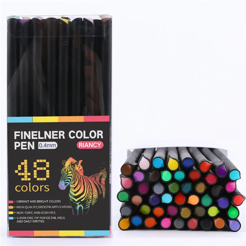 New Fine Tip Pens 48 Colors Pens Fineliner Pens Journal Planner Pens for Bullet Journaling Note Taking Office School Supplies