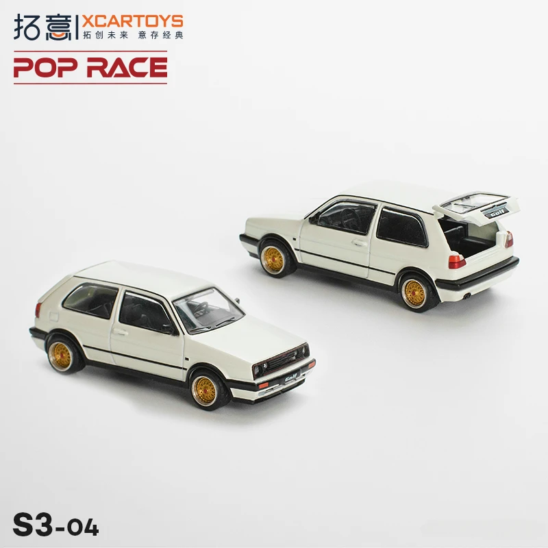 

**Pre-order ** XCarToys x Pop Race 1:64 MK2 White Diecast Model Car