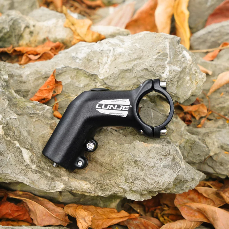 AliExpress LUNJE Ultralight Bike Stem 25° 30° 35° 31.8 MTB Power Mountain Road Bicycle Handlebar Stem 60/70/80/90/100/110mm