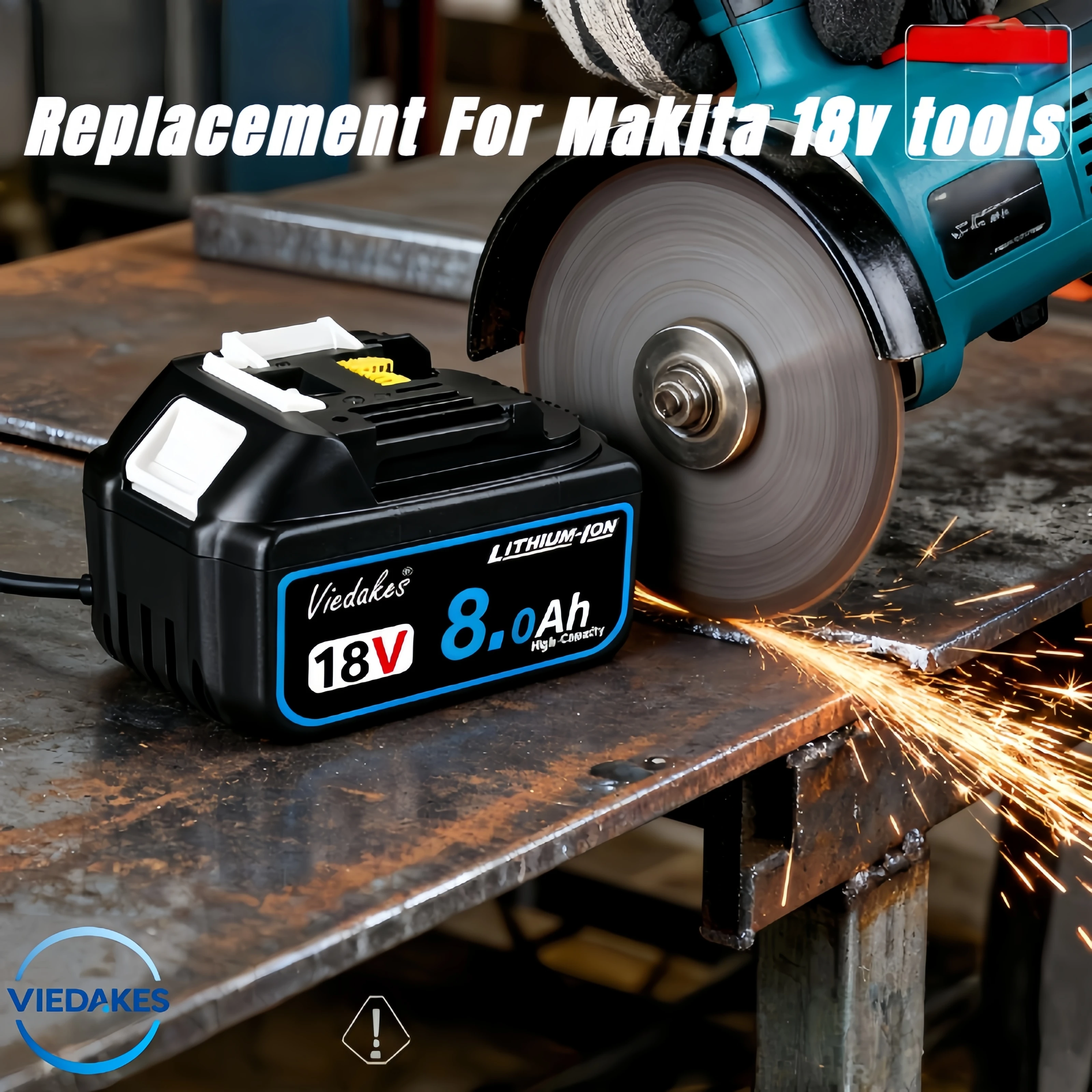 

100%Original 18V 8.0Ah/10.0Ah/12.0Ah rechargeable battery for Makita drill DDF487 DTW700 DHP489 DGA404 DTD173 power tool battery