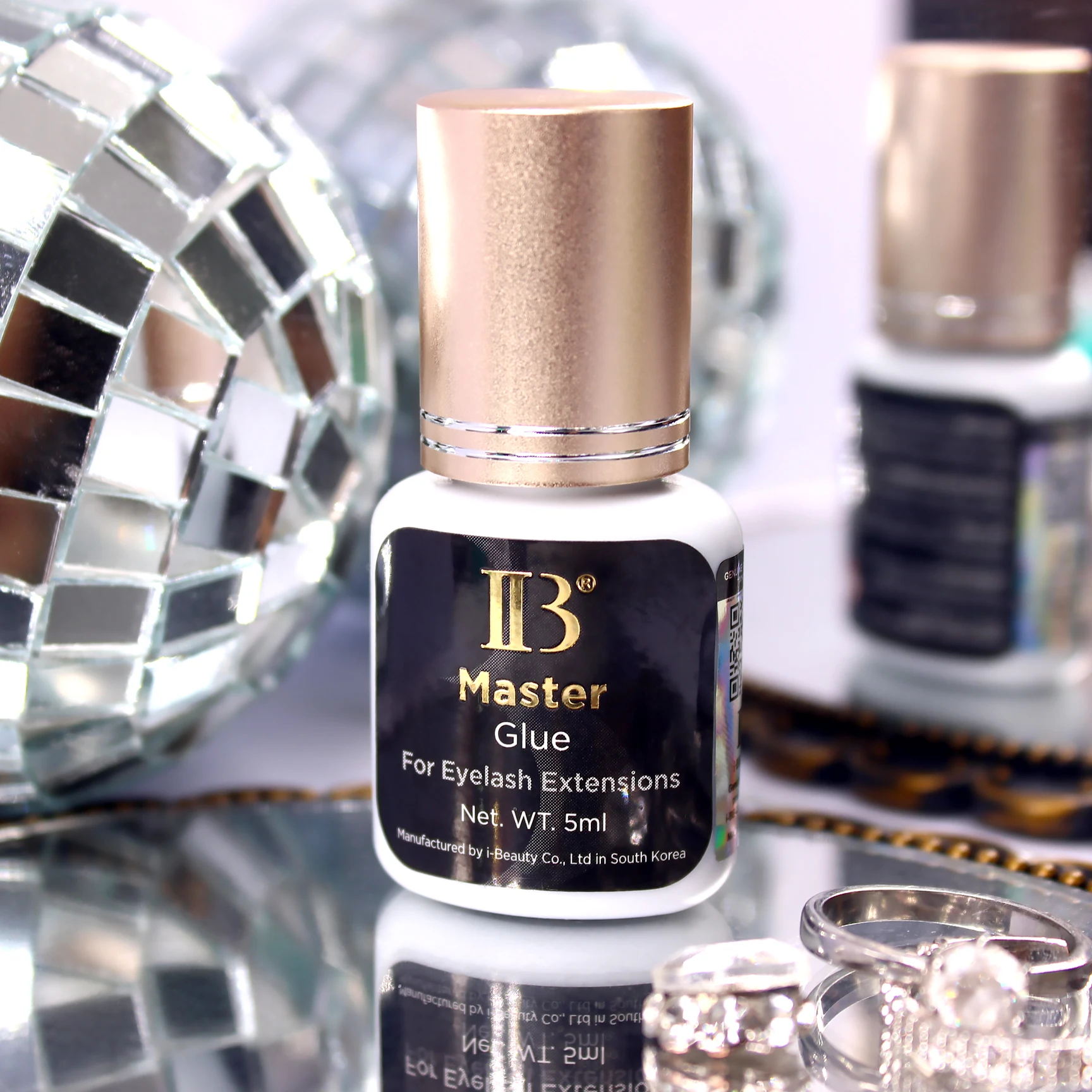 IB 마스터 글루 5병 0.5초 속건 한국 정품 아이뷰티 인조 속눈썹 접착제 속눈썹 연장용 접착제 5ml 메이크업