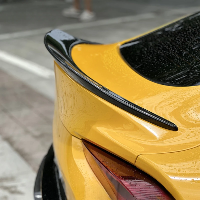 

Fengxuan For Toyota SUPRA A90 2021-IN Carbon Fiber Rear Spoiler Fixed Wing