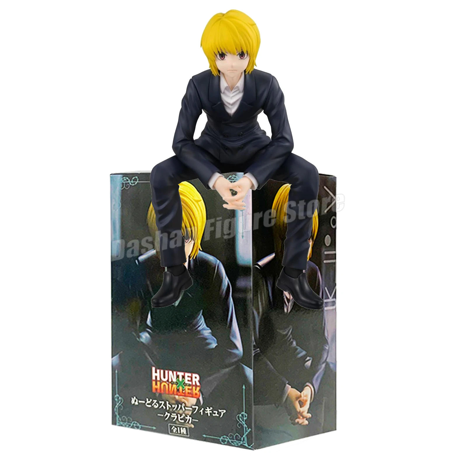 13cm Anime Hunter×Hunter Kurapika Action Figure Noodle Stopper Car