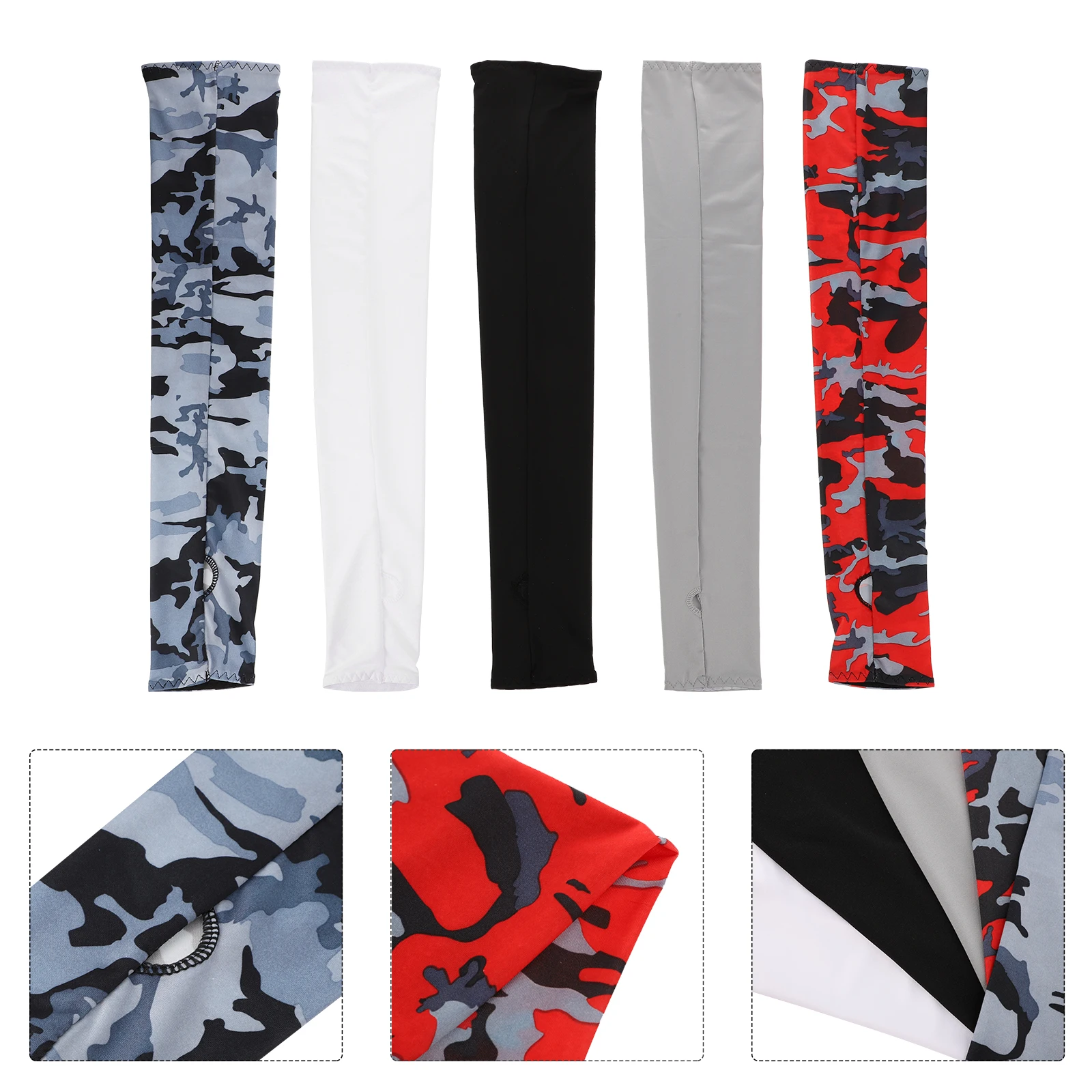 

Sun Protection Ice Silk Sleeves Breathable Portable Lightweight Arm Cooling Outdoor Sports For Hiking Driving Cycling