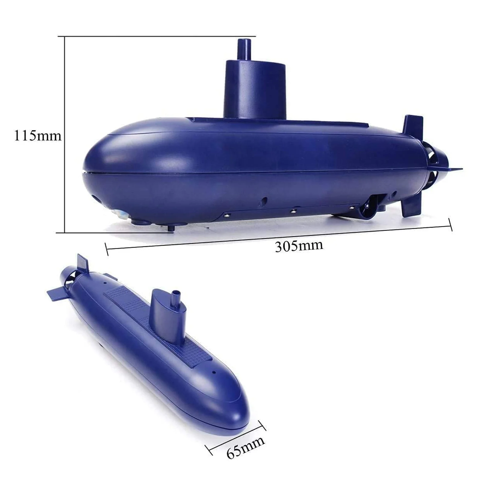 New Small RC Submarine Versatile Educational Water Resistant Exquisite Look Remote Control Submarine Model for Kids RC Boat