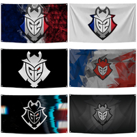 2x3ft 3x5ft G2 ESPORTS Flag Polyester Digital Printed Logo Game Esports Team Banner For Club