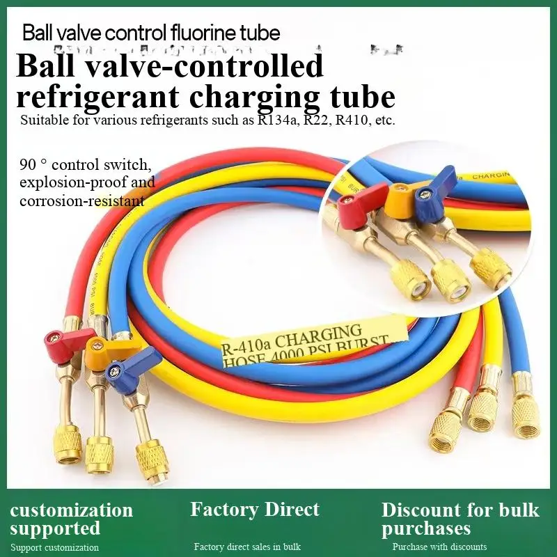 

R22 R134 R410 Full Series of Colored and Black Air Conditioning Refrigerant Tubes and Fluorine-Adding Tubes