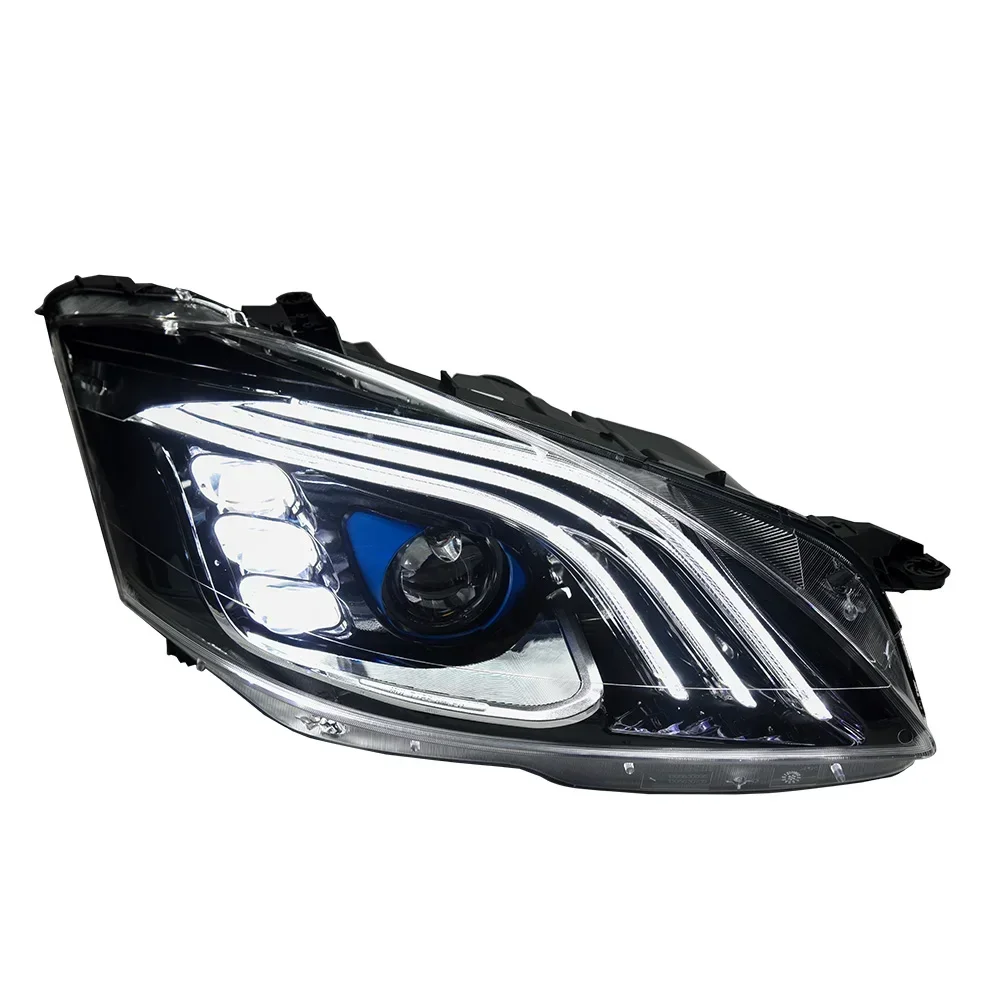 

Car Styling Head Lamp ForBenz W221 Headlights 2006-2009 S300 S400 Headlight LED DRL Signal Maybach Style Projector Lens
