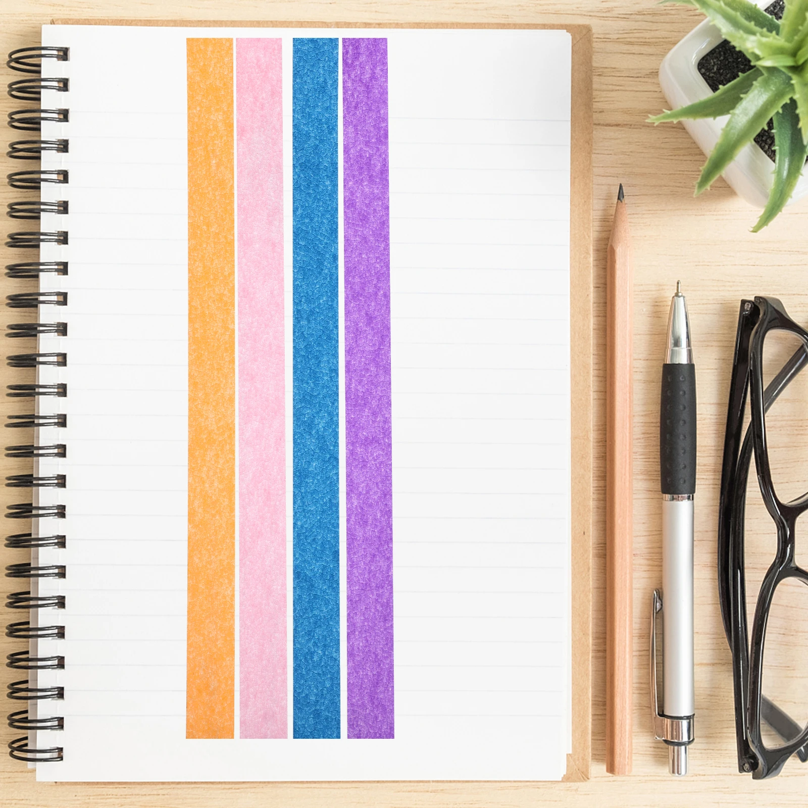 

12 Rolls Multi Color Washi Tape Strong Adhesion Tearable for DIY Scrapbook Journal Planner Supplies Adhesive Tape