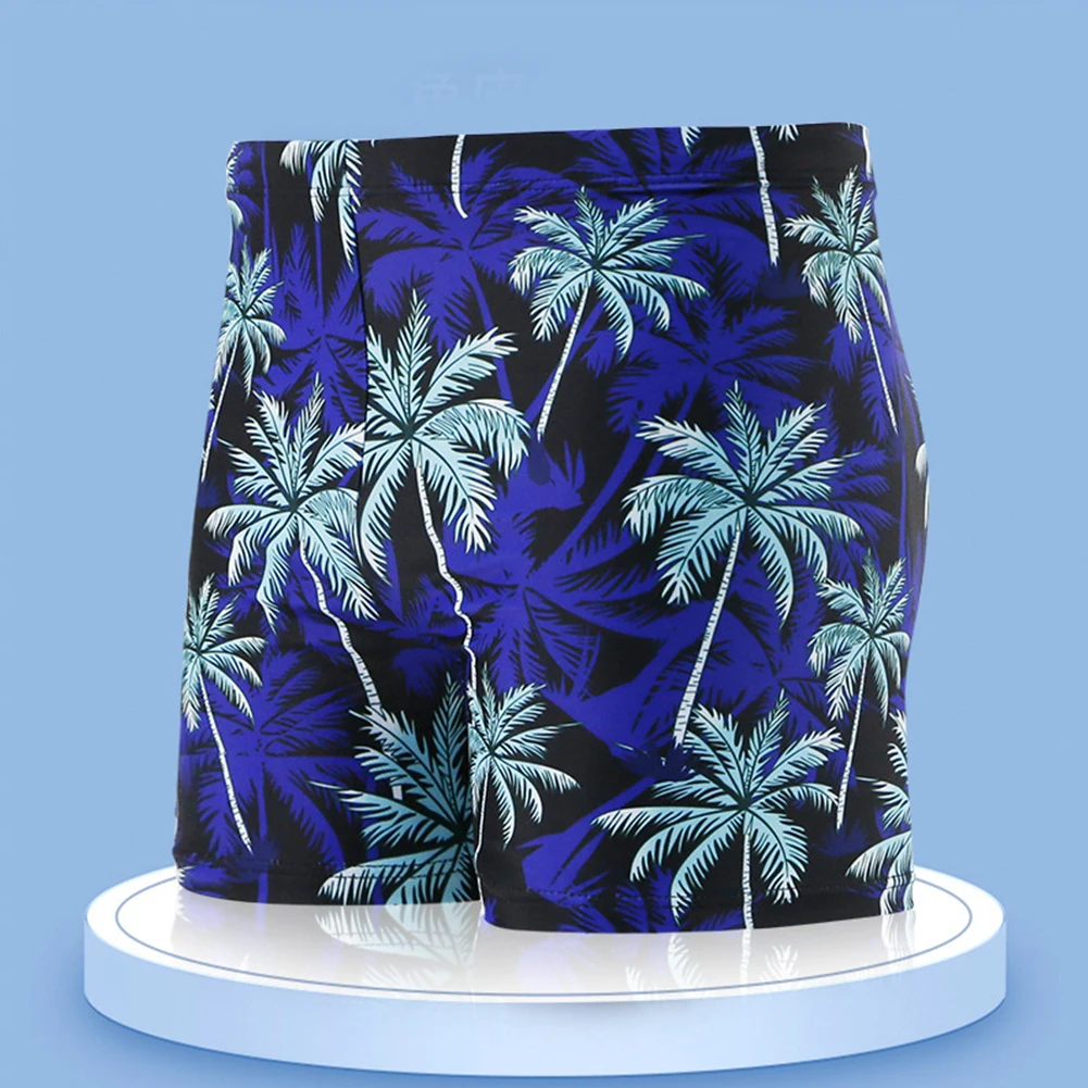 

Beachwear Men Sports Training Swimsuit Hawaiian Beach Shorts Trunks Swimwear Printed Man Swim Boxer Shorts