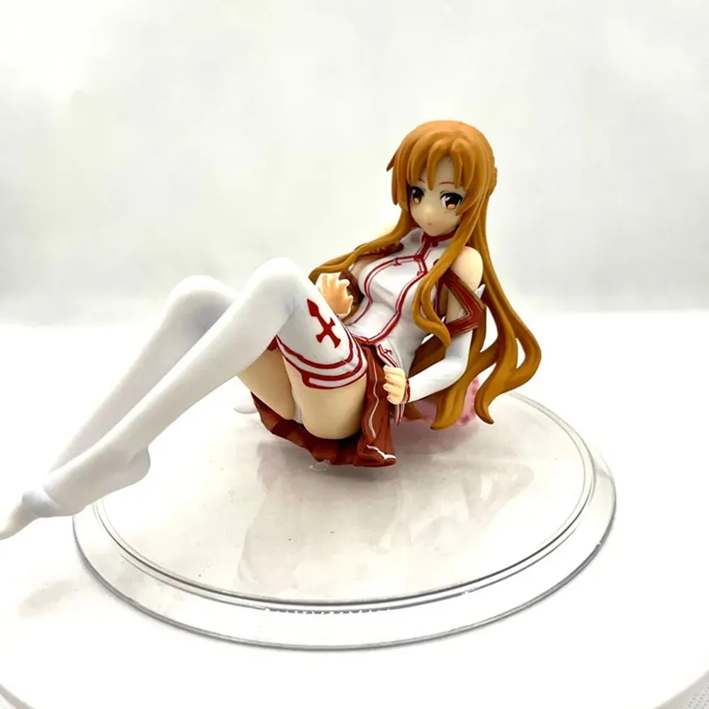 Anime Sword Art Online Yuuki Asuna with Pillow Ver. 1/8 SAOSexy Girls PVC Action Figure Model Toys