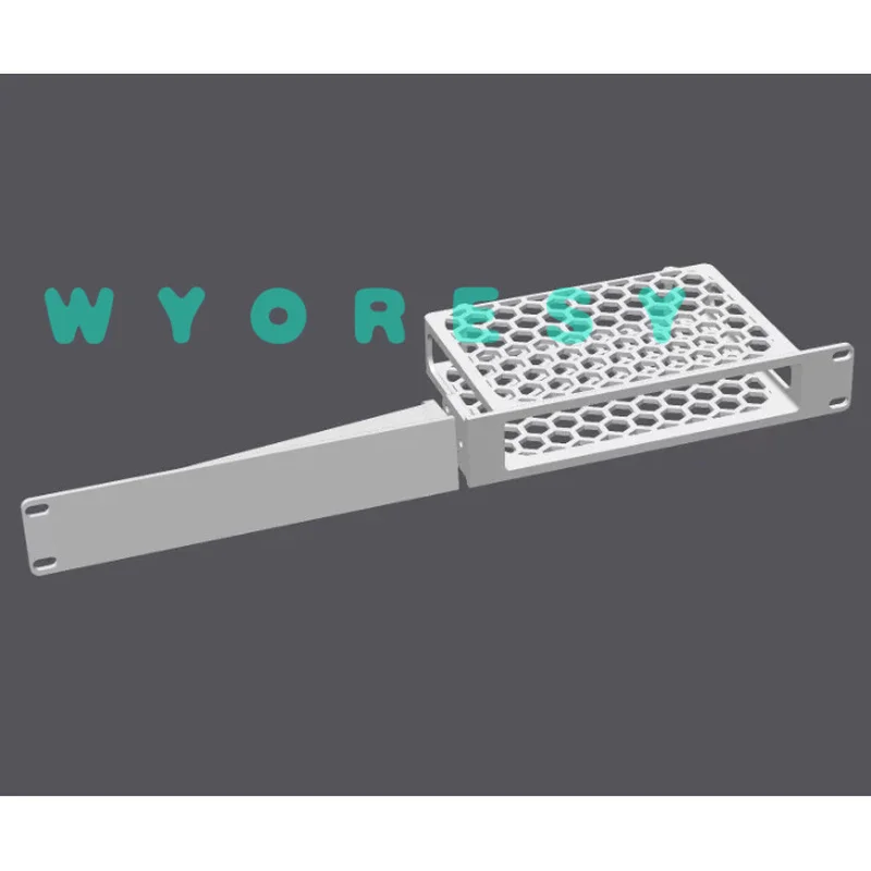 Heavy‑duty premium fixed holder for UniFi USW Flex XG supports quick rack install for indoor network gear