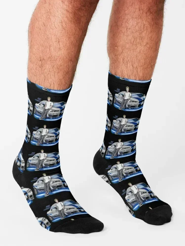 For Paul Fast and the Furious Socks Sports anti slip football moving stockings Antiskid soccer Ladies Socks Men's