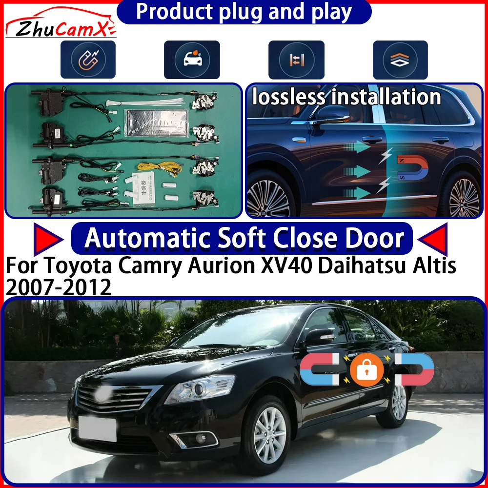

Door Lock Actuator for Toyota Camry Aurion XV40 Daihatsu Altis 2007-2012 Soft Close Door Kit Power Latch System Auto Pull Door