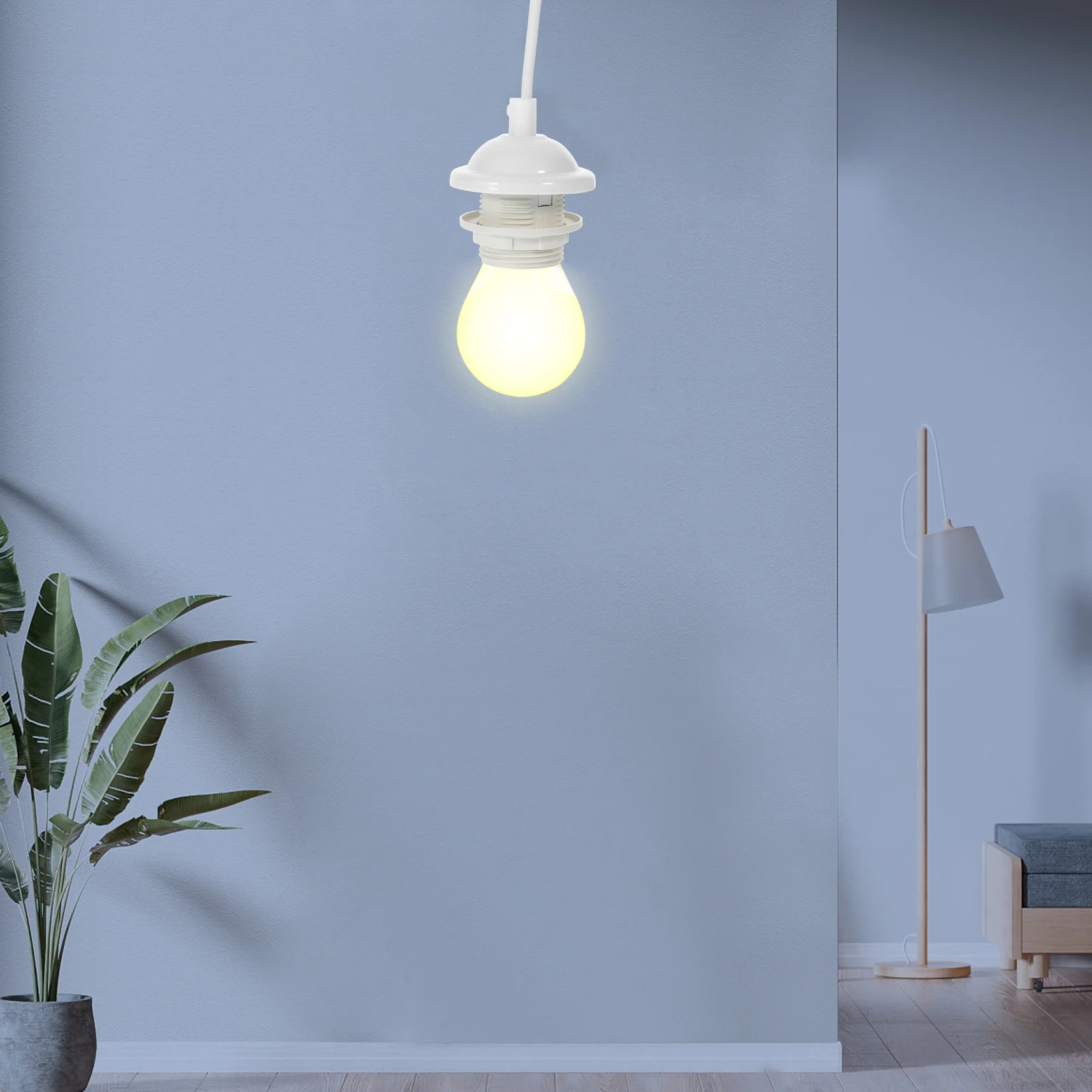 

2 шт., комплект мини-подвесных светильников, железный полипропиленовый материал для домашних животных, подвесной светильник для дома, кухни, спальни, потолочное освещение, прихожая, лестница