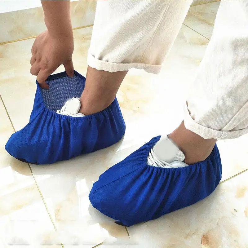 

Cheapest Reusable Shoe Covers Anti-skid Boots Cover Elastic Overshoes Washable Keep Floor Carpet Cleaning Outdoor Shoe Protector