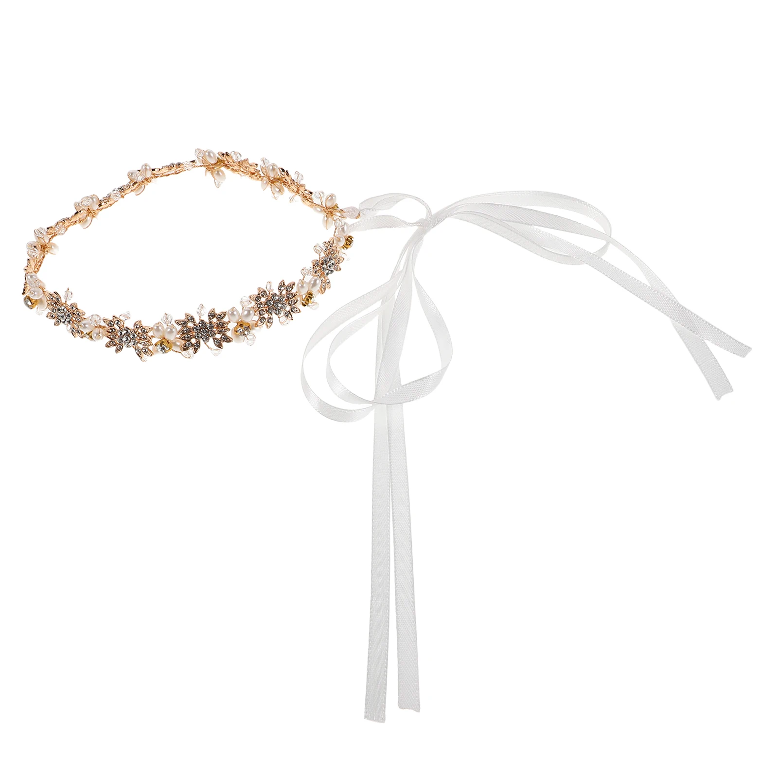 

Vintage Bridal Headband Bride Hairpiece Wedding Vine Alloy Accessories for Women