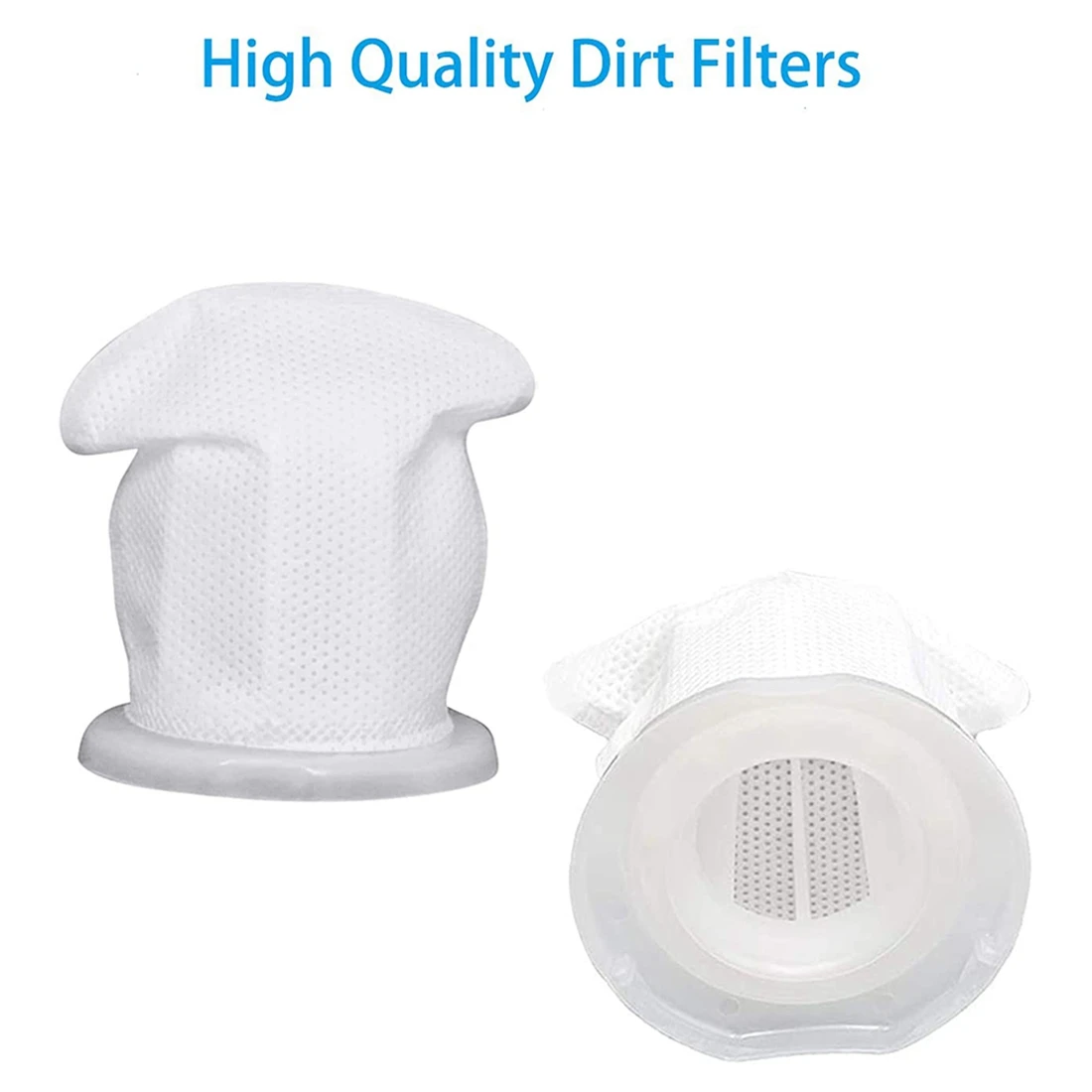 New 6 Pieces Replacement Filter Dirt Filter Compatible for Vorwerk Kobold VC100 Washable Cordless Hand Vacuum Cleaner