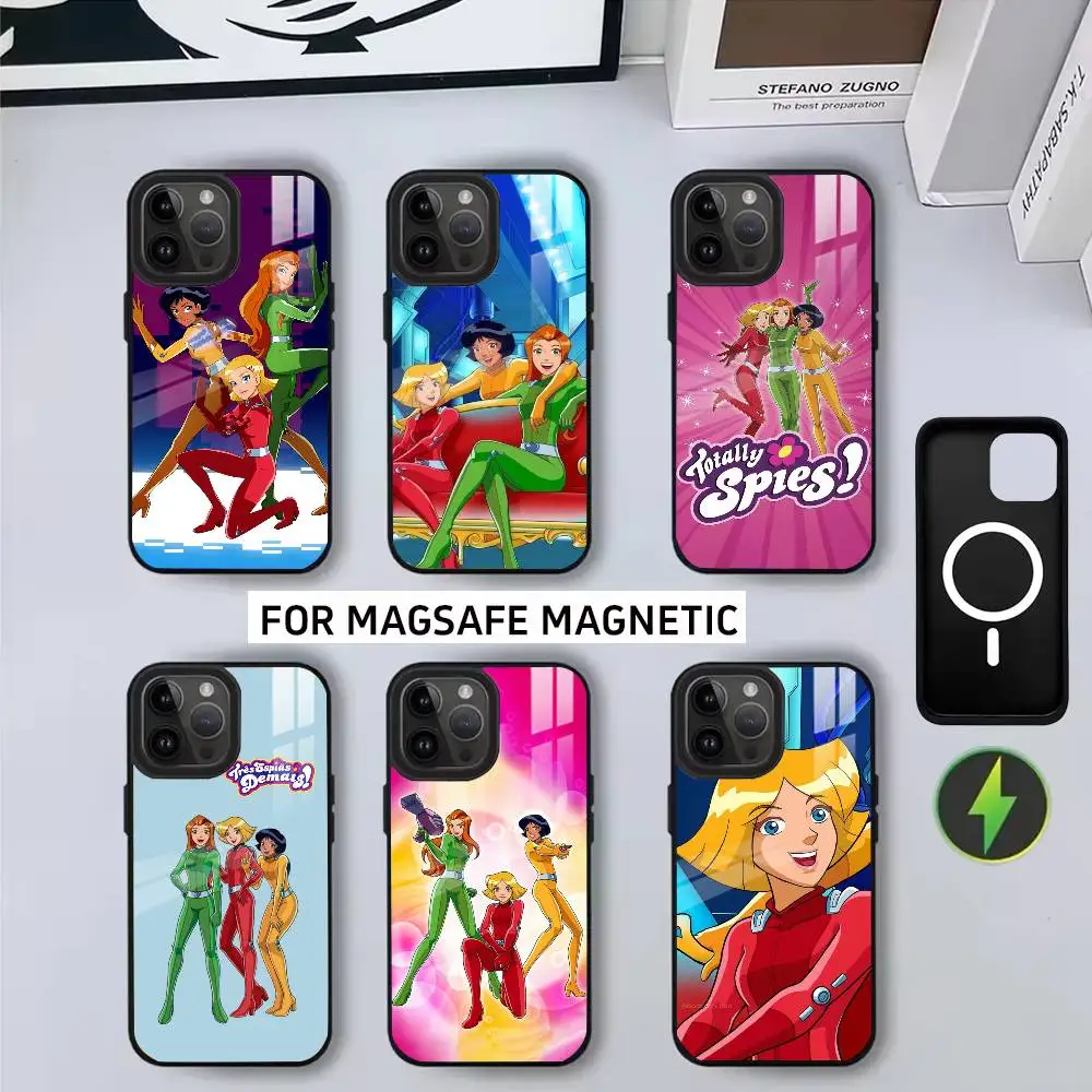 Cool gIrl T-Totally S-Spies Phone Case For iPhone17,16,15,14,13,12,11 Plus,Pro Magnetic with Magsafe Wireless Charging
