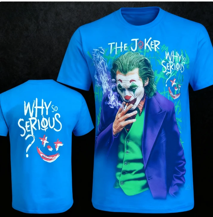 لماذا هو تصميم المهرج على تي شيرت المهرج خطيرة جدًا؟ قميص Hahaha, Wild's "Glow in Dark" مريح مطبوع بأكمام قصيرة #3