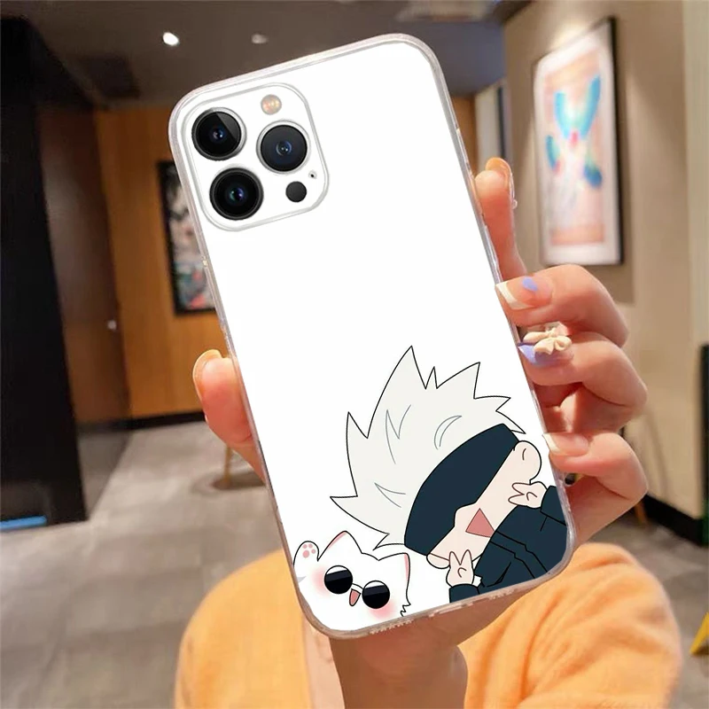 

Geto and Gojo Anime Phone Case Carcasa Funda For iPhone 17 Pro Max Air 16 15 14 13 Pro Max 15 16 Pro 15Plus Case
