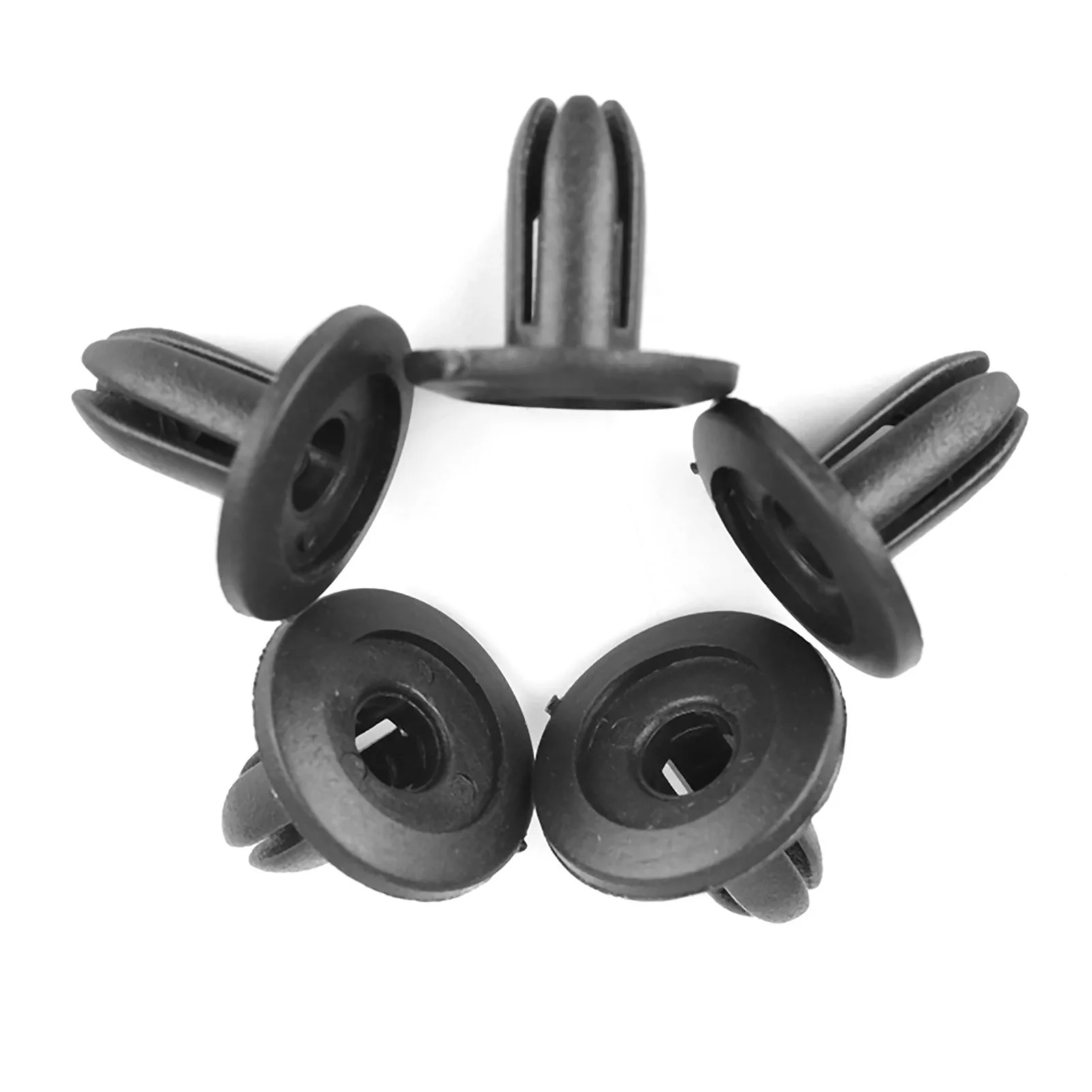 أسود 100 قطعة المسامير البلاستيكية للسيارة 6 مللي متر ثقب ضياء السحابة الوفير دفع دبوس كليب AP السحابة الوفير التجنيب مشبك الكسوة الباب #4