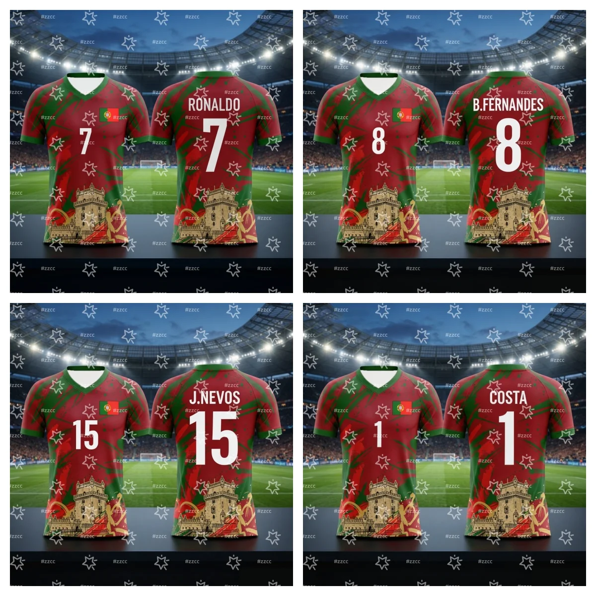 2026 Cristiano Ronaldo Football Jersey Portugal Fan Commemorative Jersey Sports Men's T-Shirt Kid's Woman's Tee ﻿cycling jersey