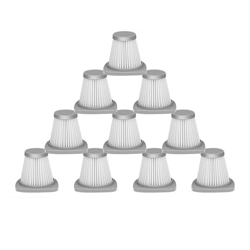 Filtro Hepa para Midea SC861 SC861A, accesorios de repuesto para aspiradora, 10 piezas