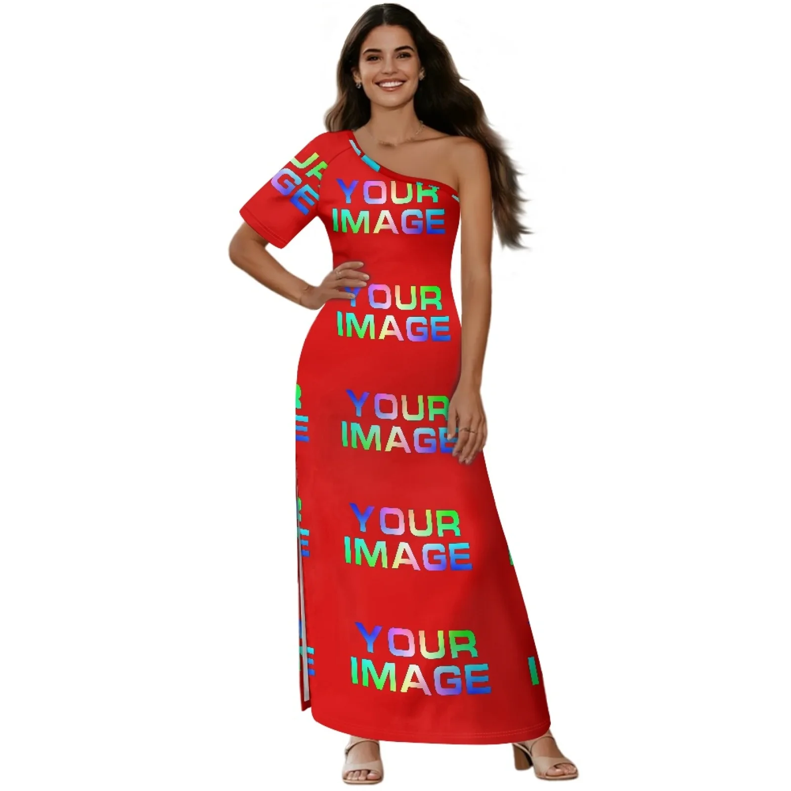 

Платье на заказ с принтом по запросу, сексуальные девушки, дизайн с мультяшным изображением, женское облегающее платье с короткими рукавами по индивидуальному заказу, сделай сам, дропшиппинг