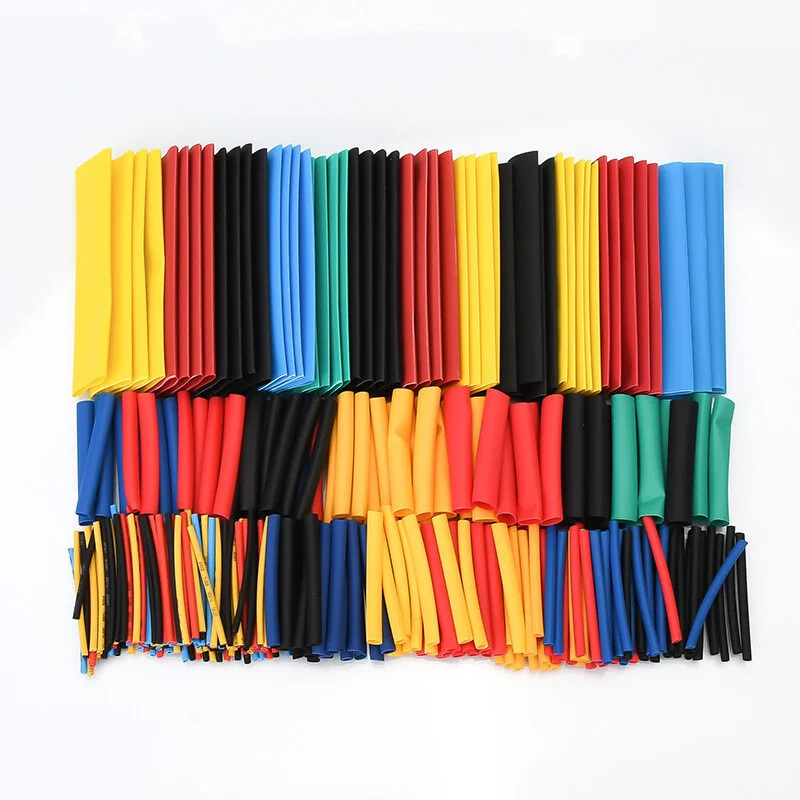 164/328PCS Heat Shrink Tubing 2:1 Electrical Wire Cable Wrap Assortment Electric Insulation Heat Shrink Tube Kit