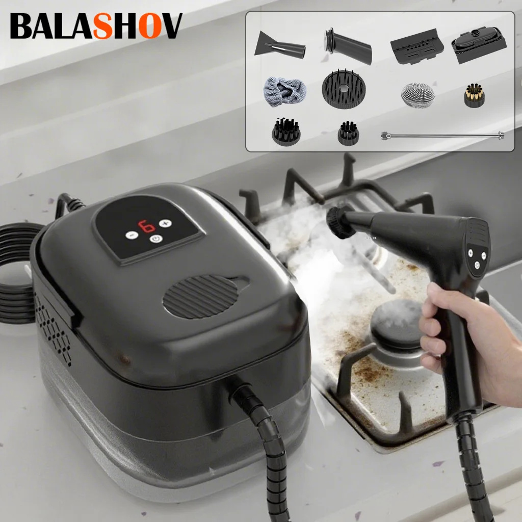 

2500W Handhled Steam Cleaner High Pressure and Temperature For Household Air Conditioner Kitchen Hood Car Smart Jet Washer