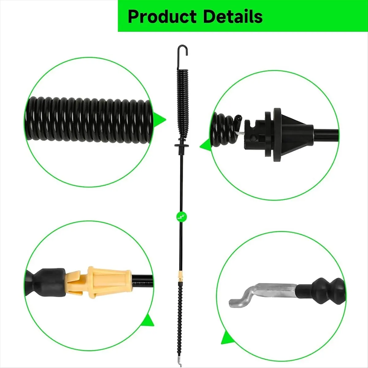 Deck Engagement Cable for - Lawn Mower 2Pack Deck Engagement Cable Metal