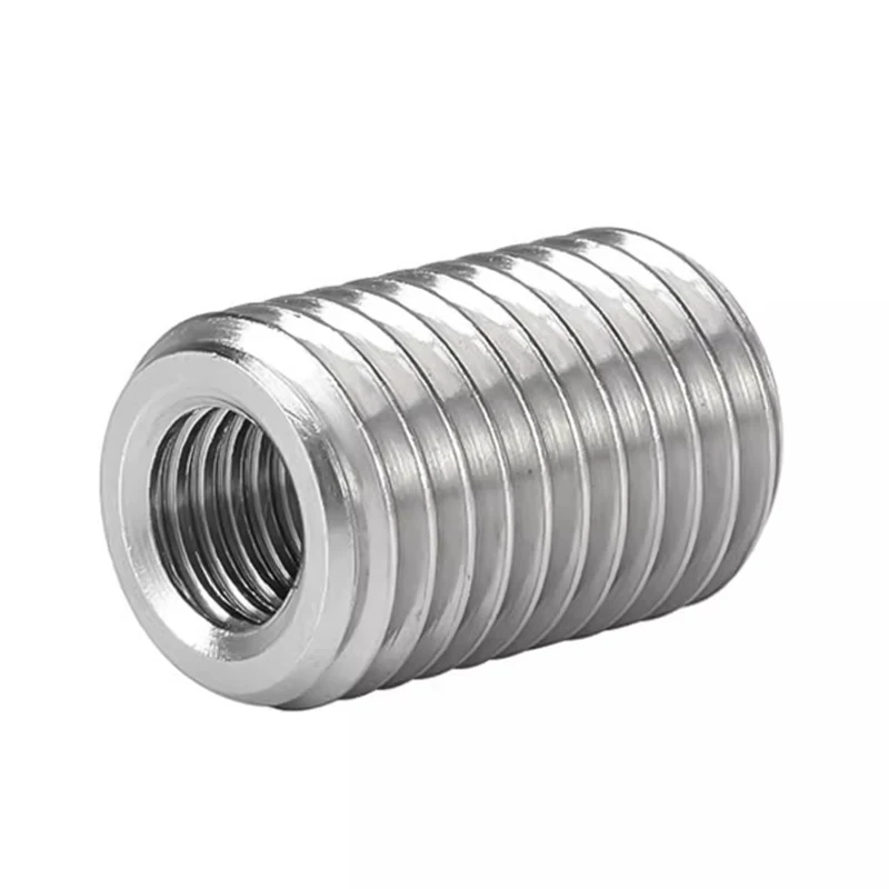 304 Edelstahl Innen Außengewinde Adapter Schraube Muttern Einsatz Konverter Mutter Koppler Buchse M2 M3 M4 M5 M6-M12 M20 – Detail 2