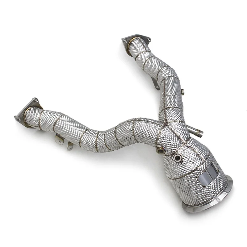 

Head Section High flow Pipes Exhaust Pipes branch downpipe Exhaust Pipe with catalyst For Porsche Macan 3.0T/2.9T