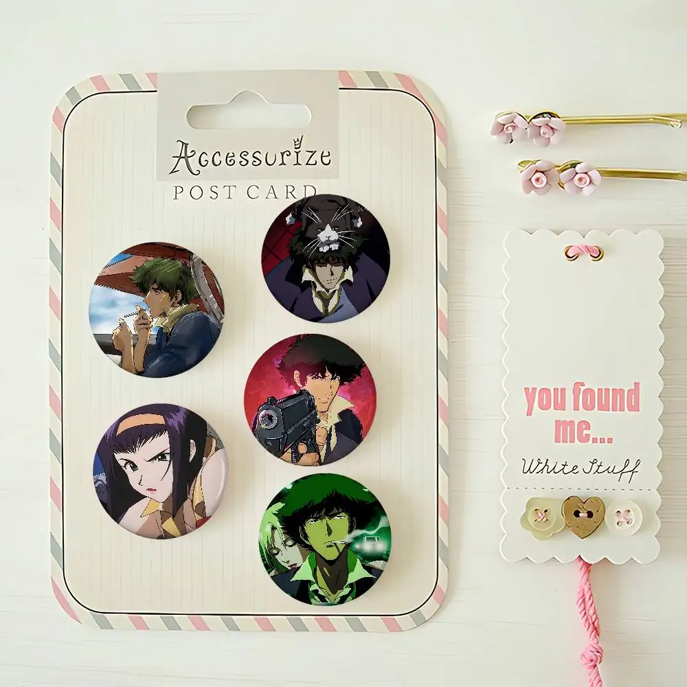 Anime C-Cowboy Bebop For Clothes Anime Enamel Pin Cute Things Cartoon Cosplay Badges On Backpack Brooch Art Gifts