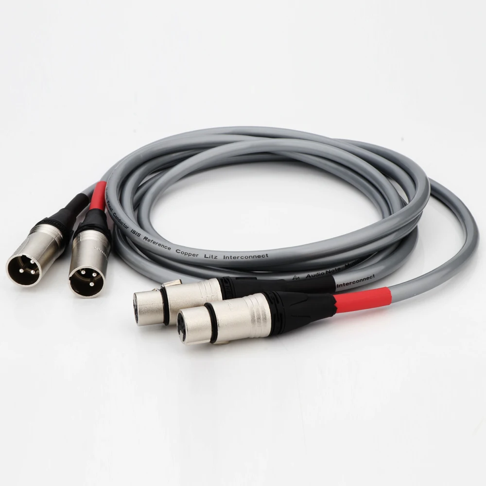 Hifi Lit Xlr Microfoon Kabel Connector 3 Pin Mannelijke Naar Vrouwelijke Versterker Audio Muziek Beste Dirigent Isis Referentie Koper