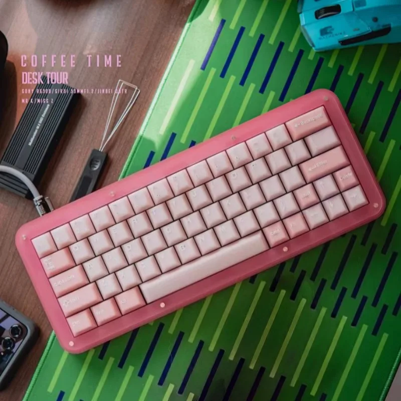 

Customisable Stackable Keyboard Case Gasket Acrylic Mechanical Keyboard Kit Hot-Swap PC Gaming Matte/Translucent Keyboard Shell