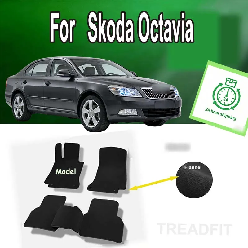

Nylon Suede Waterproof Non-Slip For Skoda Octavia 2012–2019 5E MK3 Estate Scout Car-Specific Mats