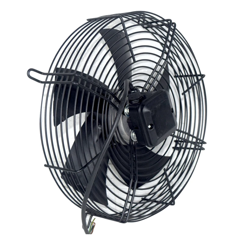 Low Noise Metal Fan Blade Cooling Type High Efficiency 450-4 External Rotor Axial Flow Fan