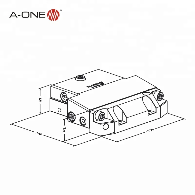 ملزمة فولاذية عالية الجودة A-one لآلة edm xyz axis 3A-200049