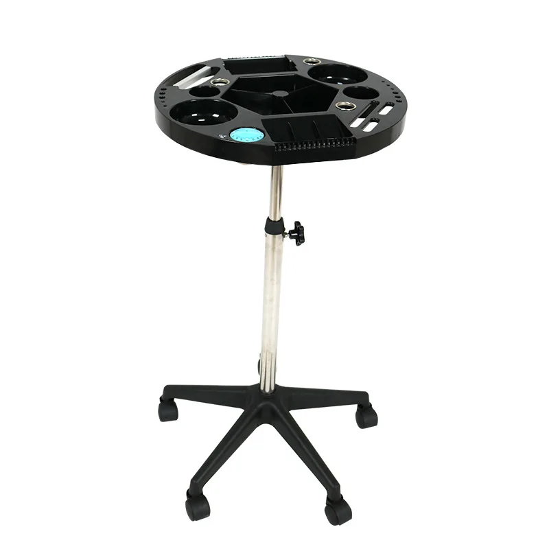 Hair Salon Perm and Dyeing Cart, Movable Lift Perm and Dyeing Tool Cart, Multi-functional Barber Shop Cart