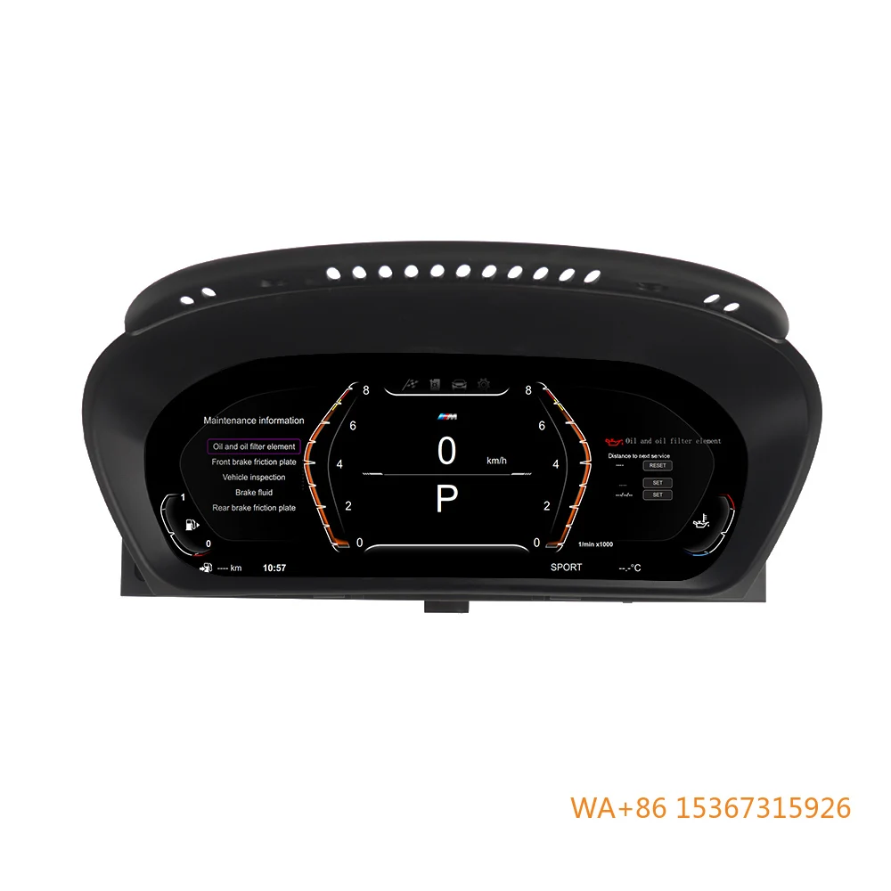 

Dashboard Speed Meter Screen Digital Cluster Virtual Cockpit for X5 E70 2007-2013 LCD Instrument Panel Car Multimedia