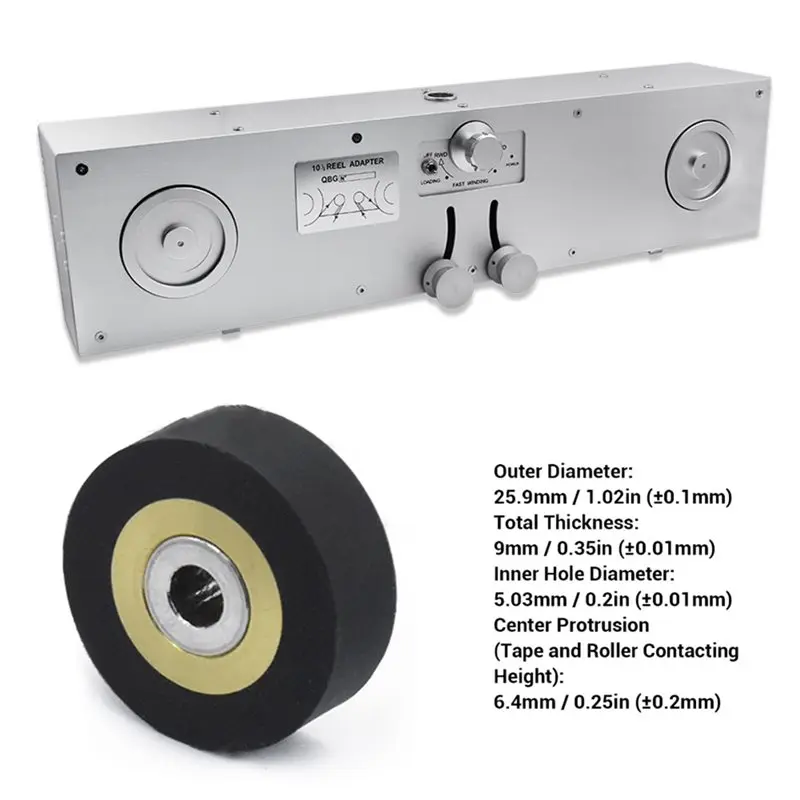 

Hot-For REVOX Studer B7 Compatible Recorder Pressure Roller Sintered Bronze Bearing Stable Tape Movement Precisely Cast