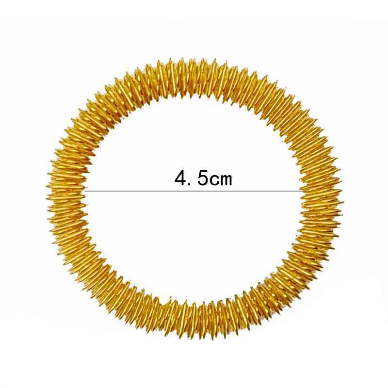 6 قطعة اليد الحسية المعصم القلق أساور العلاج بالابر تدليك حلقة الاسترخاء الإجهاد المخفض هدايا للمراهقين بنين بنات الكبار #5