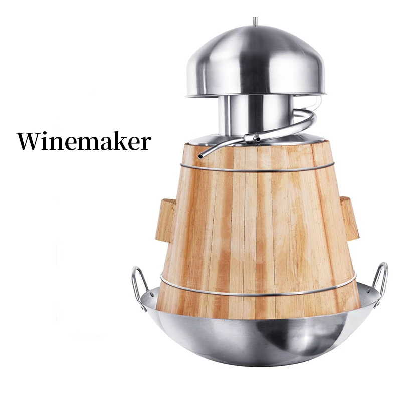 10L Brewery Anti-stick Pot Distillation Steamer Essential Oil Machine Home Brewing Wine Making 304 Stainless Steel Volume