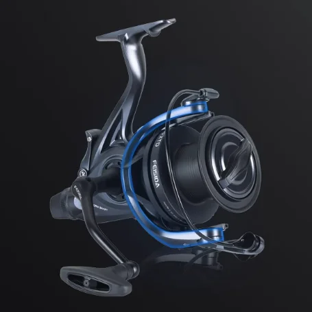 

New 14000 Bait Runner Carp Fishing Reel 6+1BB/20kg Max Brake Power Carp Reel Foldable Handle Fishing Reel for Carp
