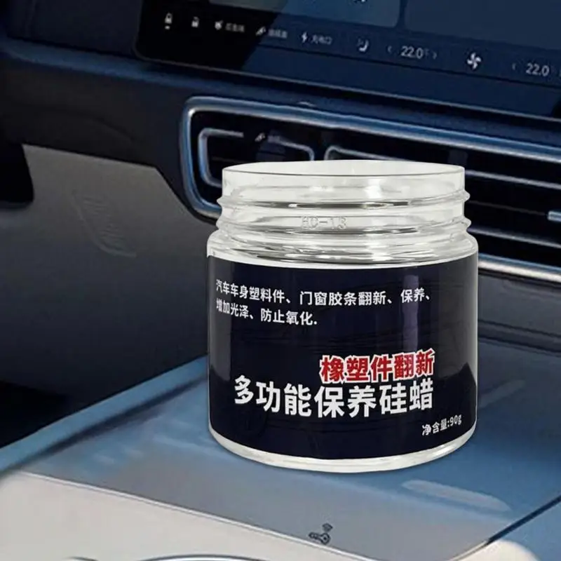 Car Silicone Wax Car Interior Care Repairing Wax Lubricants Prevent Cracking Versatile Maintenance Supplies For Rubber Products